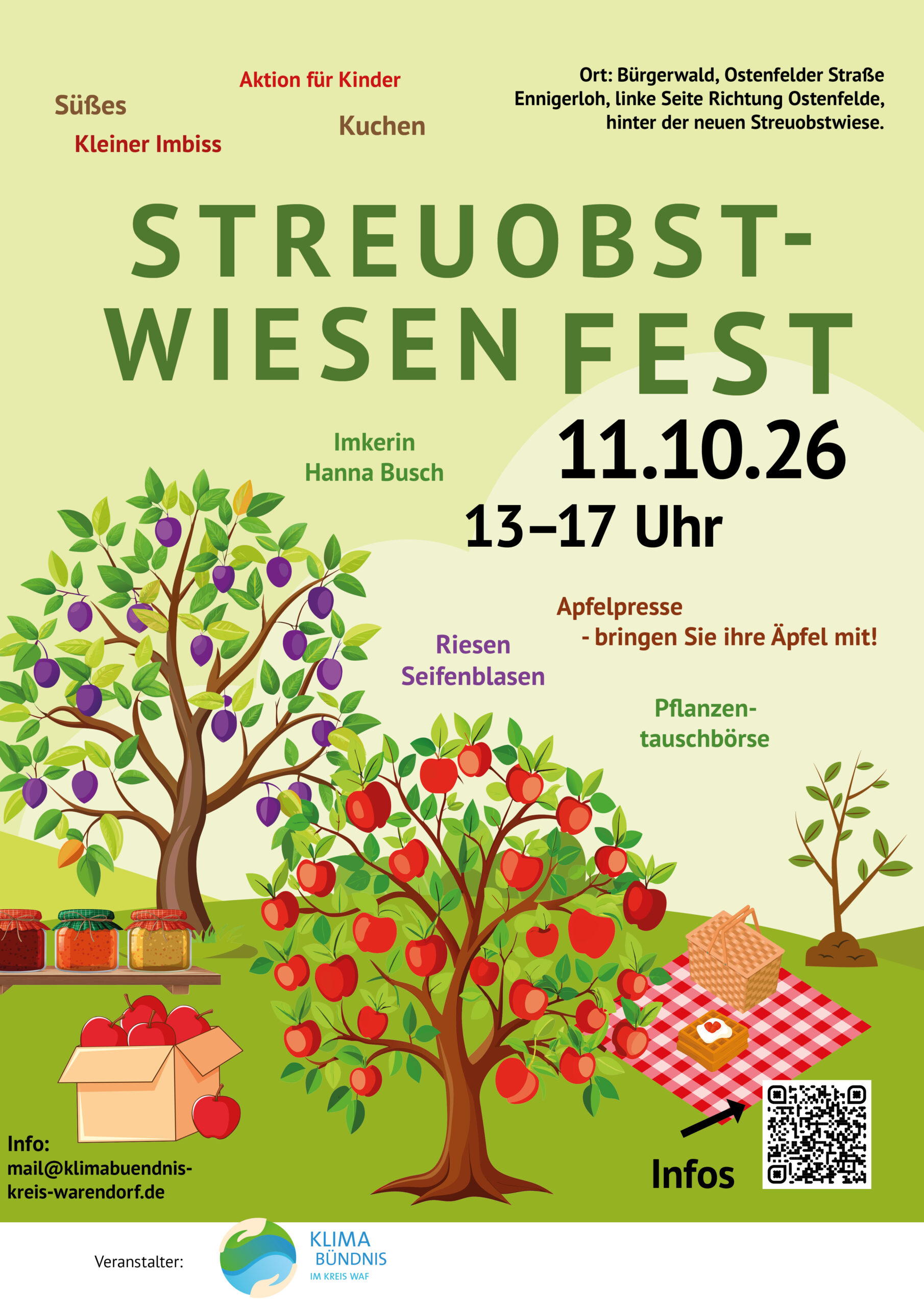 Klimabündnis Kreis Warendorf StreuobstWwiesenfest 2026